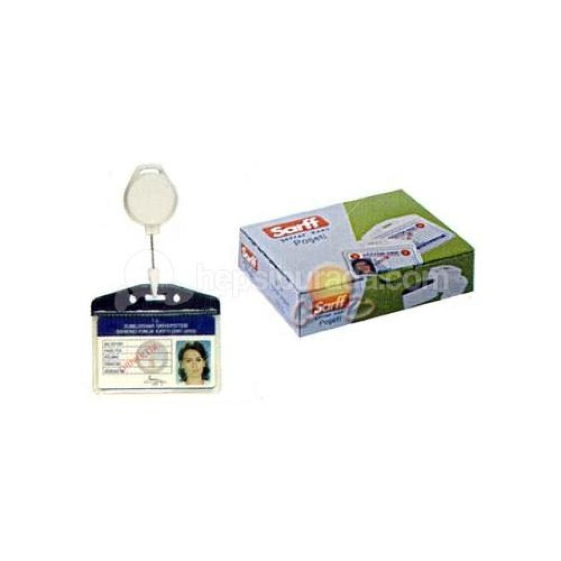 Sarff Pvc Kart Poşetleri 100 Ad/pk.-Şeffaf