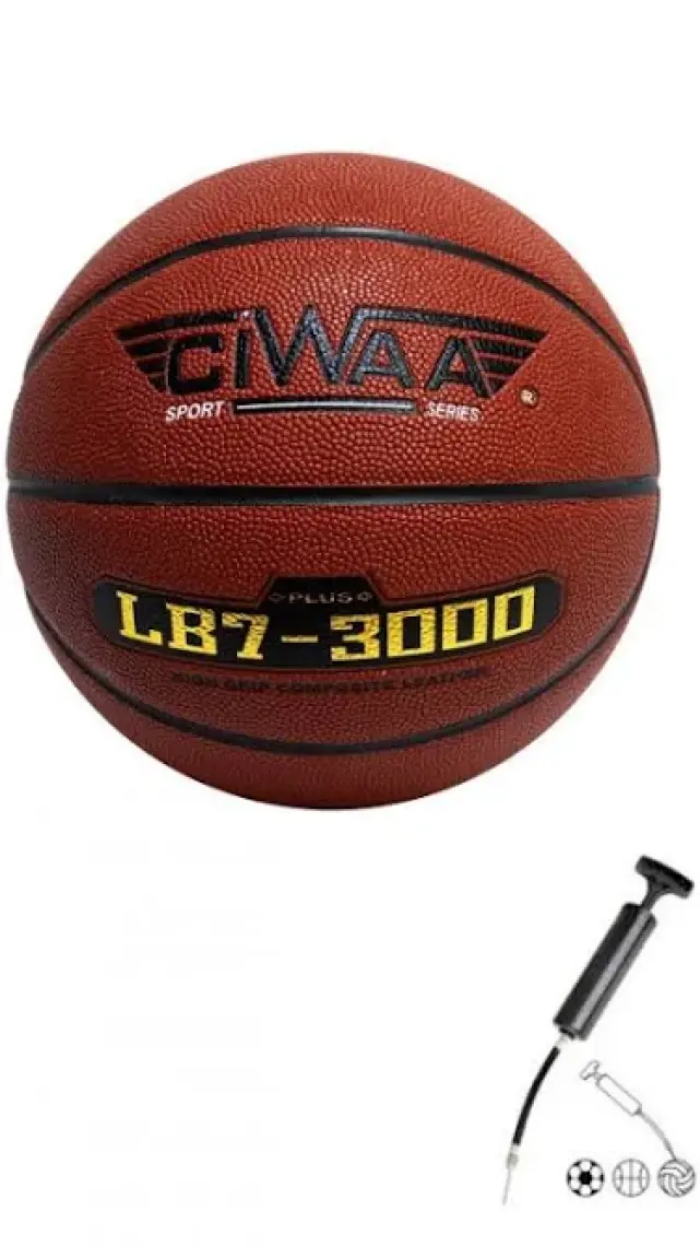 Ciwaa LB3000 Basketbol  Maç Topu + Pompa