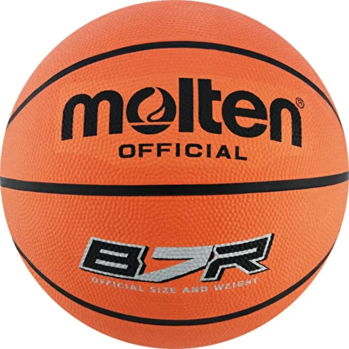 Molten Kahverengi Basketbol Topu B7R2-T indoor Outdoor Top Kaucuk