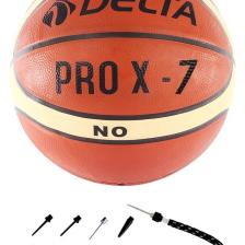 Pro X Deluxe Kauçuk 7 Numara Basketbol Topu + Top Pompası