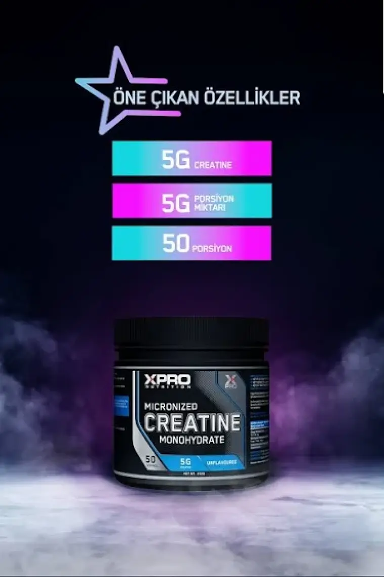 Xpro Nutrition Kreatin Monohidrat Creatine Monohydrate 250 gr Kreatin