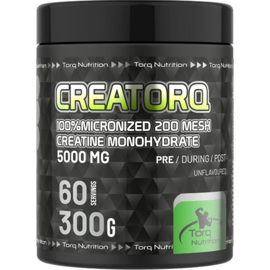 Torq Nutrition Creatorq %100 Micronized Creatine Monohydrate 300 Gr 60 Servis