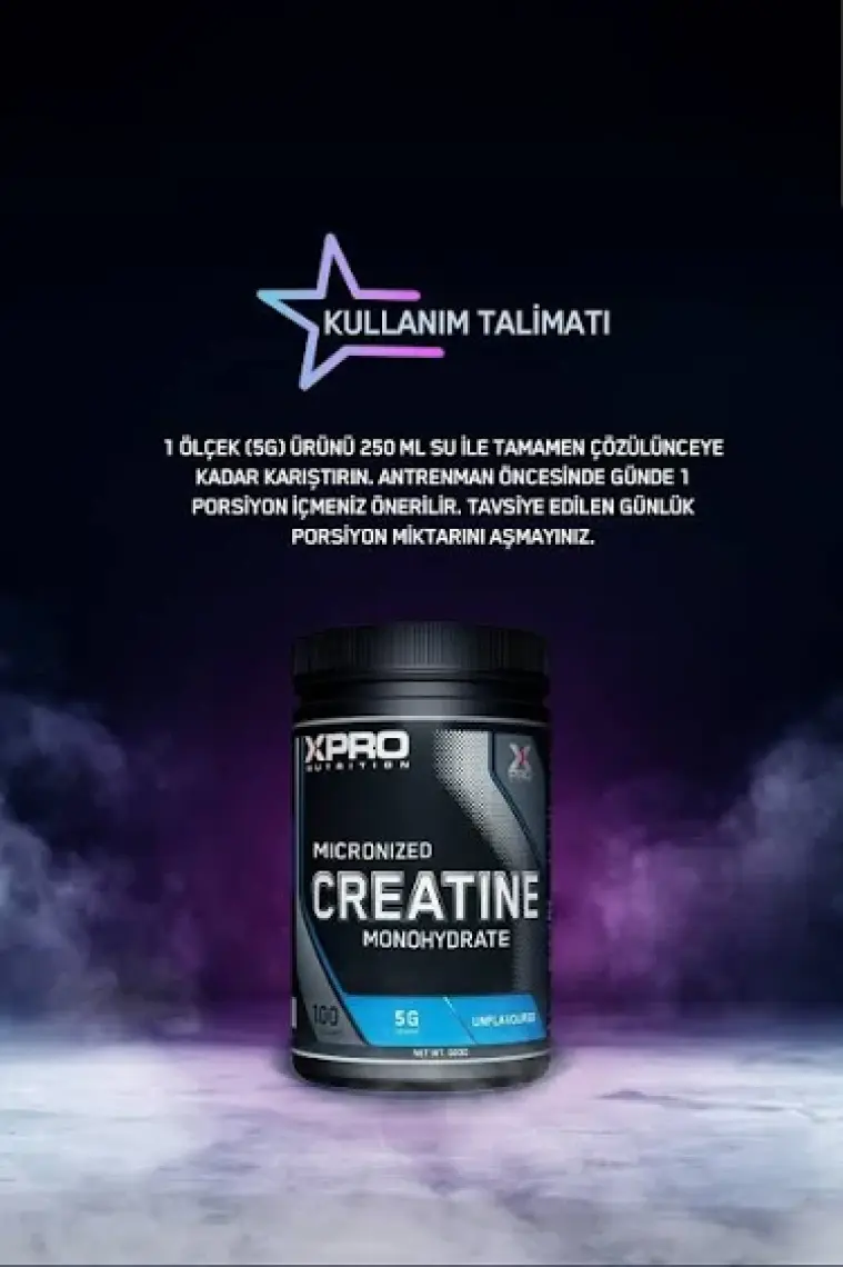 Xpro Nutrition Kreatin Monohidrat Creatine Monohydrate 500gr Kreatine