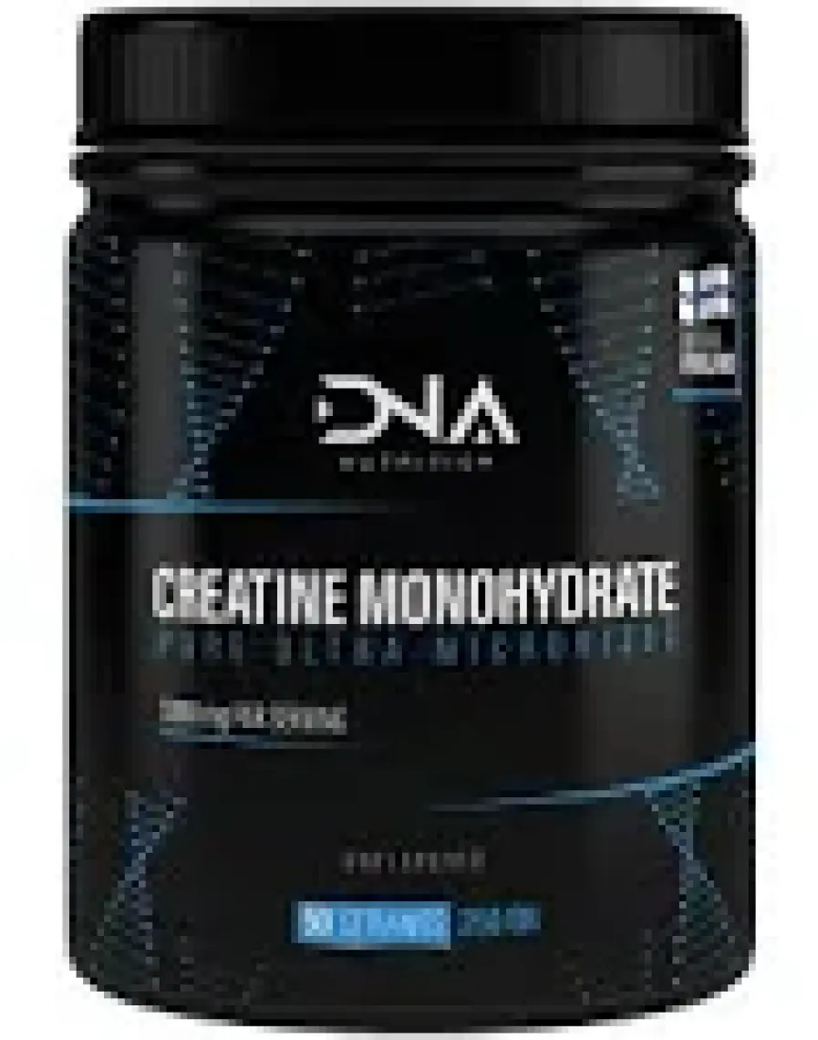 DNA Nutrition Saf Mikronize Kreatin Monohidrat Tozu - 250 gr, 50 Porsiyon, Finlandiya Menşeli