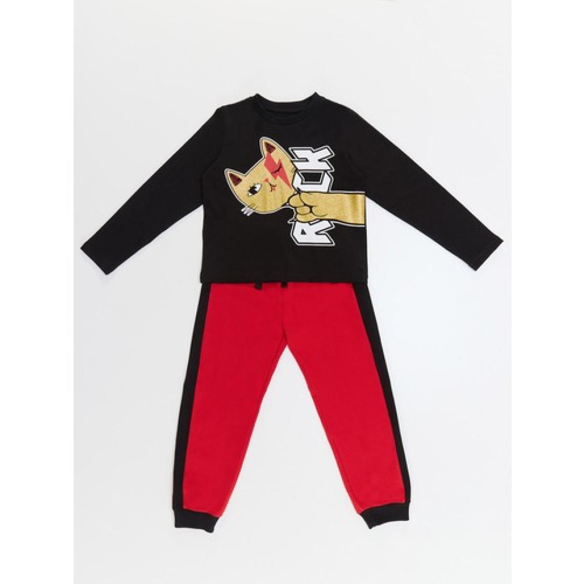 MSHB&G Rock Kedi Kız Çocuk Pantolon T-shirt Takım