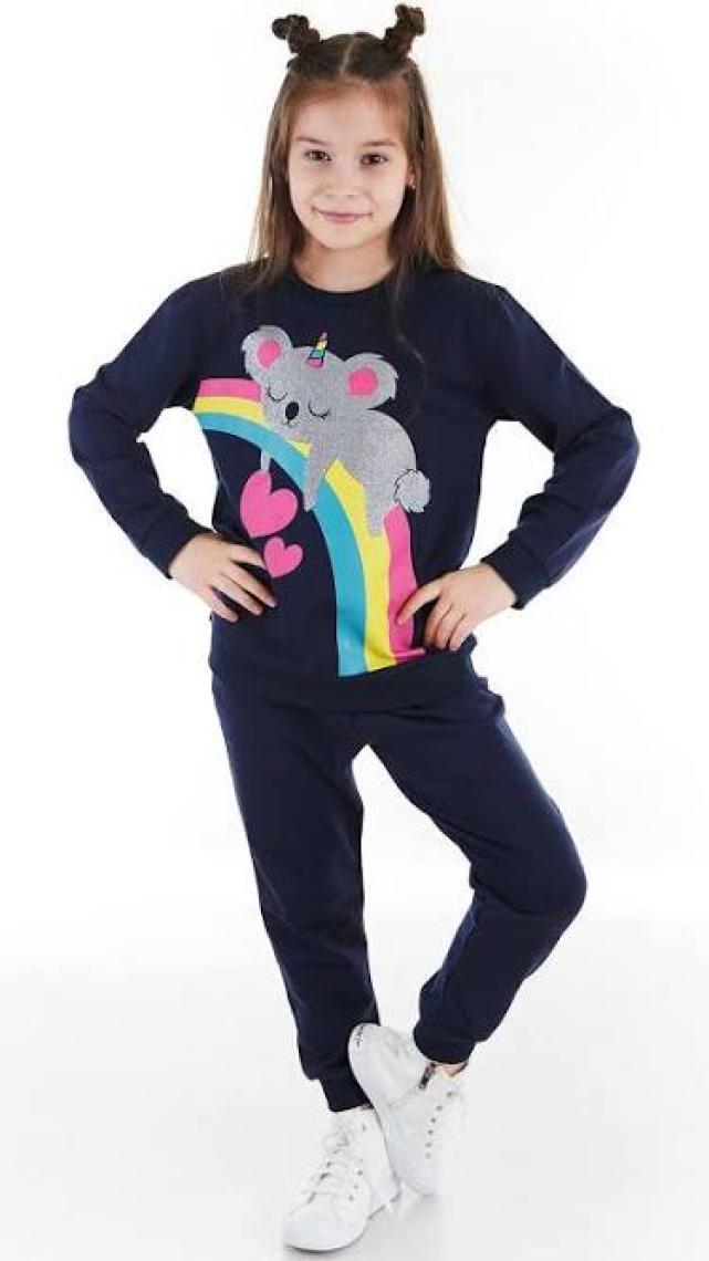 Denokids Simli Koala Kız Çocuk Eşofman Takım