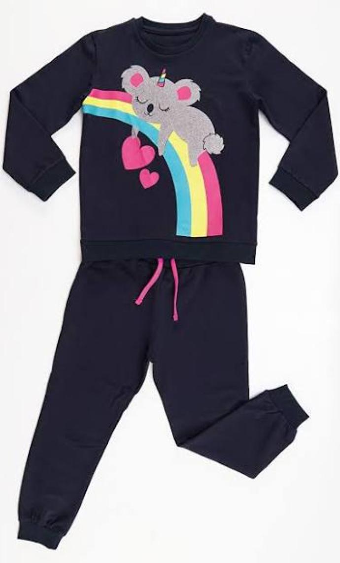 Denokids Simli Koala Kız Çocuk Eşofman Takım