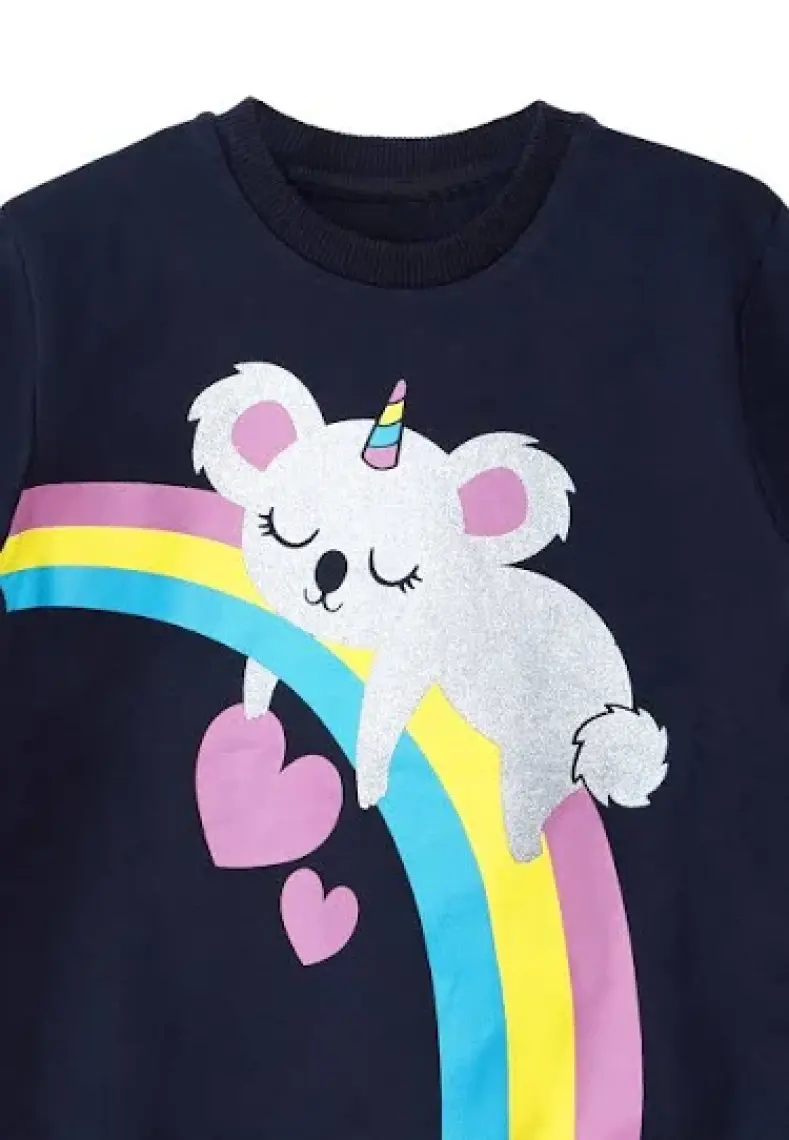 Denokids Simli Koala Kız Çocuk Eşofman Takım