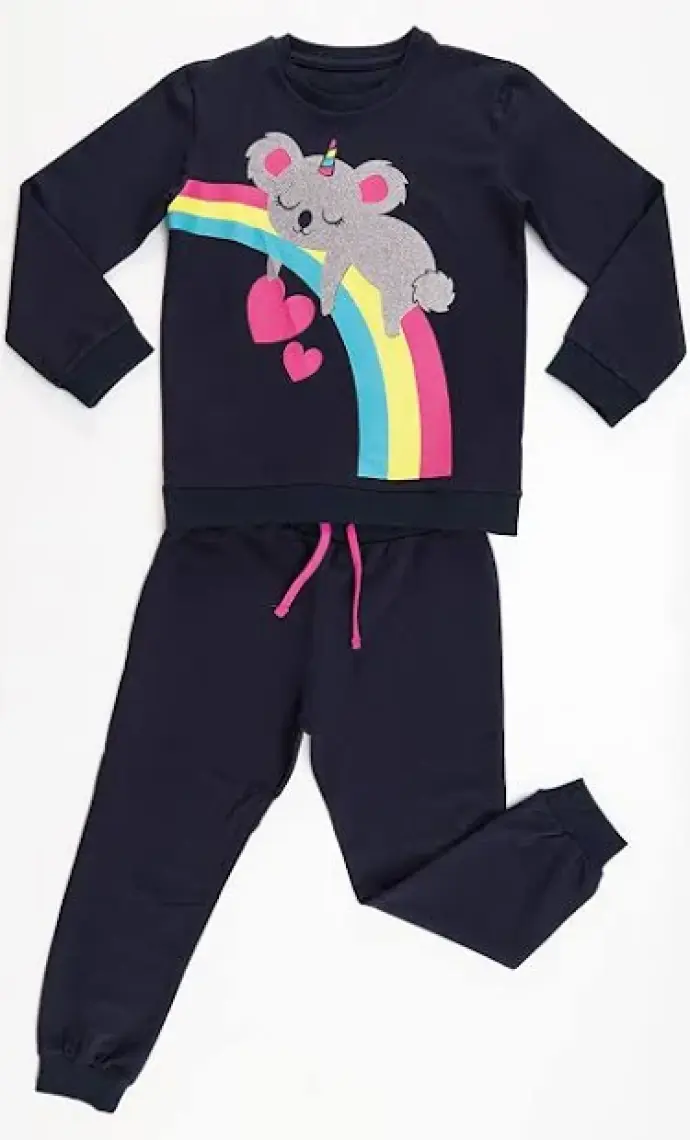 Denokids Simli Koala Kız Çocuk Eşofman Takım