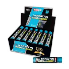 Hardline L-Karnitin Matrix  -Lcarnitine, Beta Alanine, Caffeine (Kafein)  3000mg Limon 20 Adet (30 Ml)