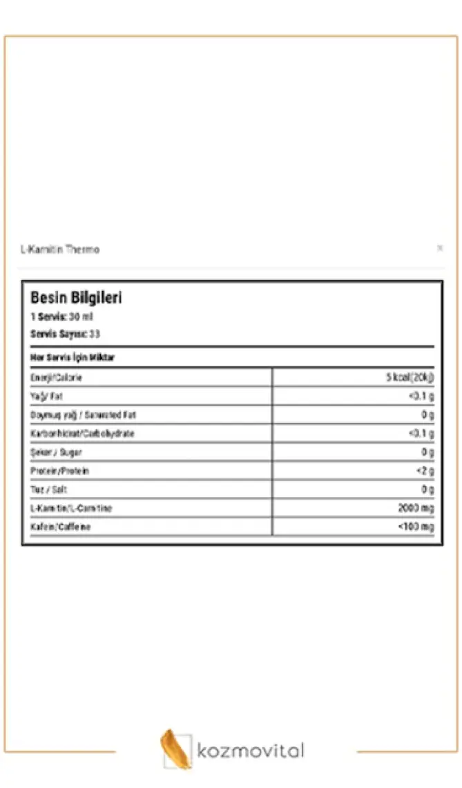 Hardline Nutrition L-Karnitin Thermo - Lcarnitine, Caffeine (Kafein) 1000 Ml Şeftali