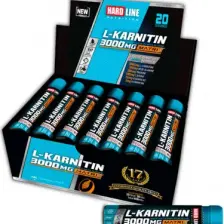Hardline L-Karnitin Matrix 3000mg  -Lcarnitine, Beta Alanine,  Caffeine (Kafein) Şeftali 20 Adet (30 Ml)