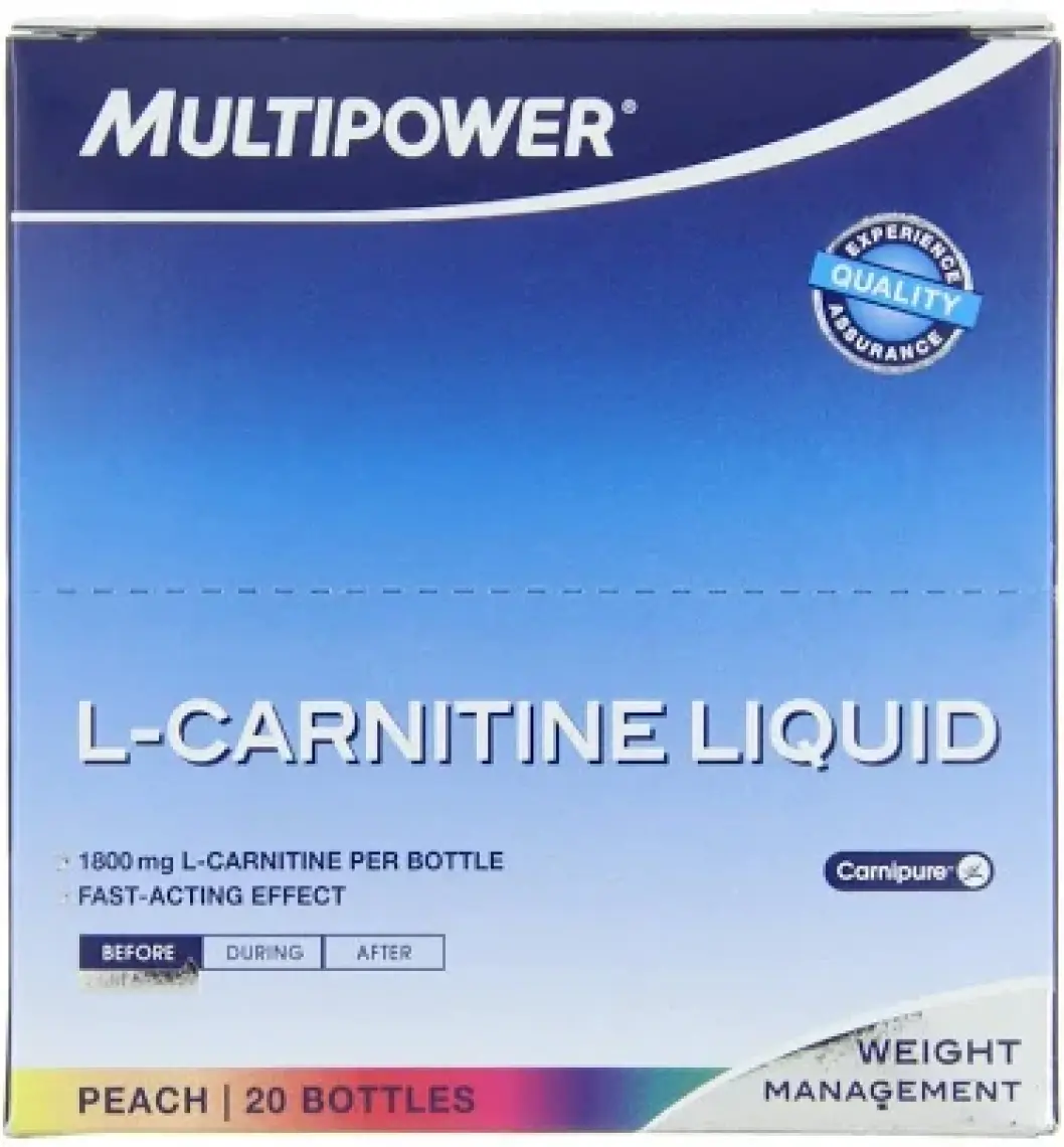 Multipower L-Carnitine Liquid Forte 1800 Mg 20 Ampul Şeftali Aromalı