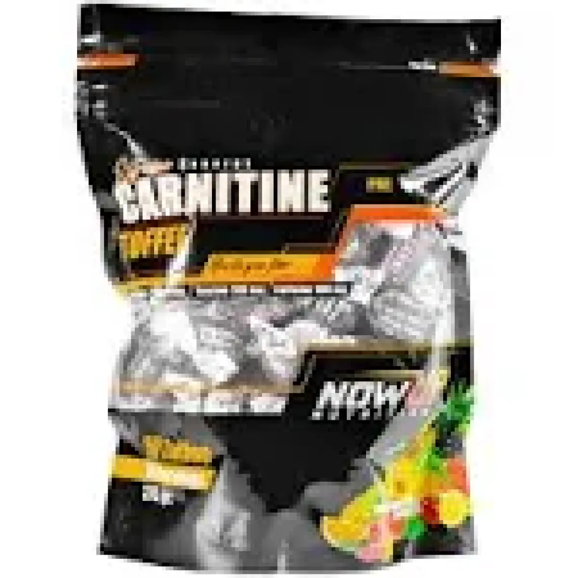Nowup Nutrition  Extreme Synergy Carnitine Toffee / Mevsim Meyveleri Aromalı / 60 Adet L-Carnitine Toffee / 30 Servis