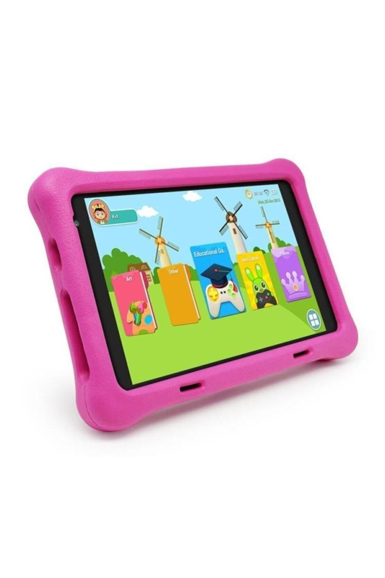 Rs407 2gb 32gb Android.11 8" Ips Ekran, A133 1.6ghz, Antişok Çocuk Tableti(KİDS TABLET)-pembe