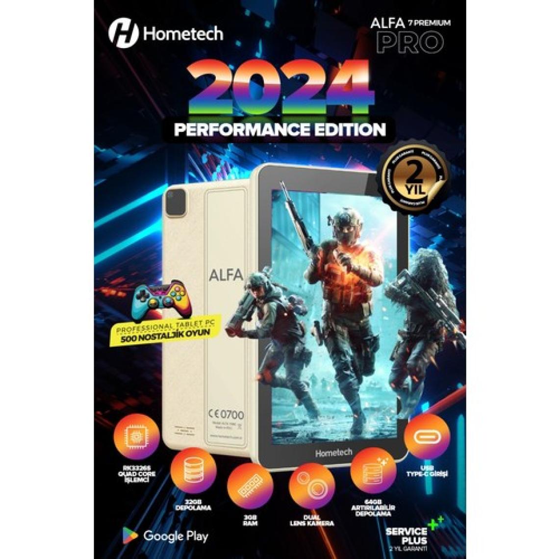 Alfa 7 Premium Pro 3 GB Ram 32 GB Hafıza Pro Oyun Tableti Uzaktan Eğitim Destekli