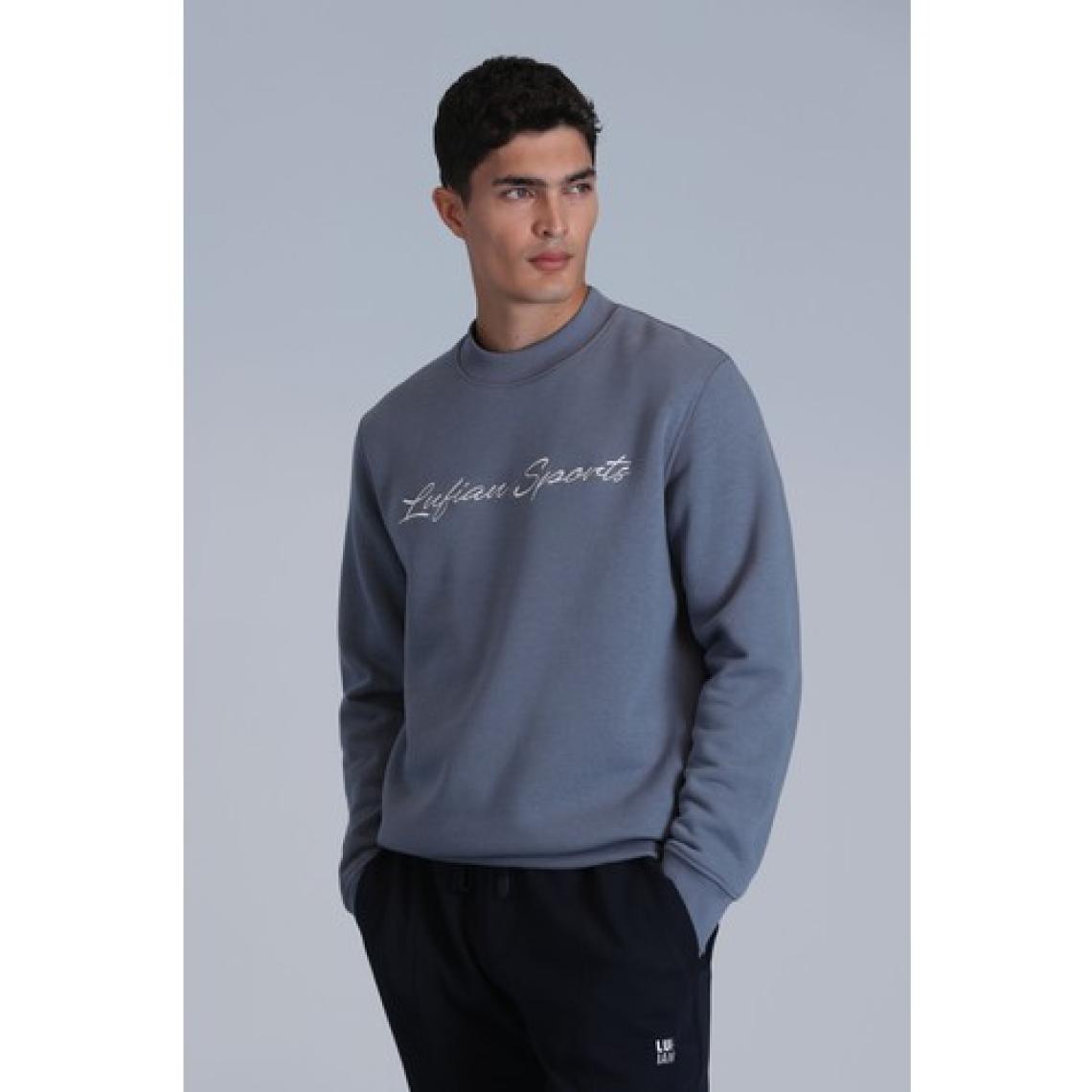 Lufian Loved Erkek Sweatshirt Siyah
