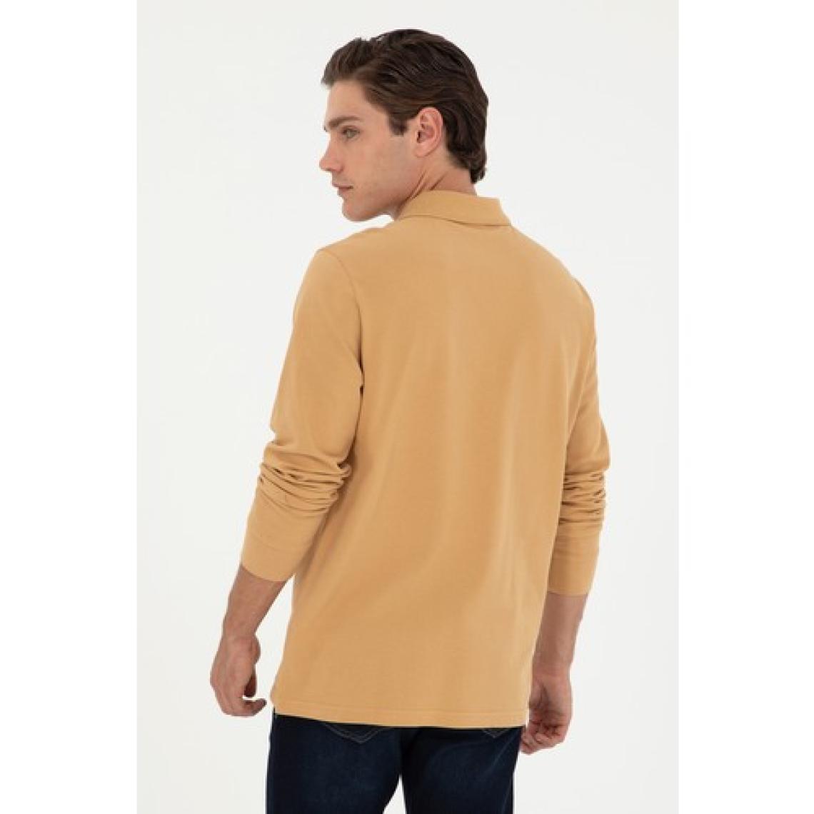 U.S. Polo Assn. Erkek Camel Sweatshirt 50295169-VR015