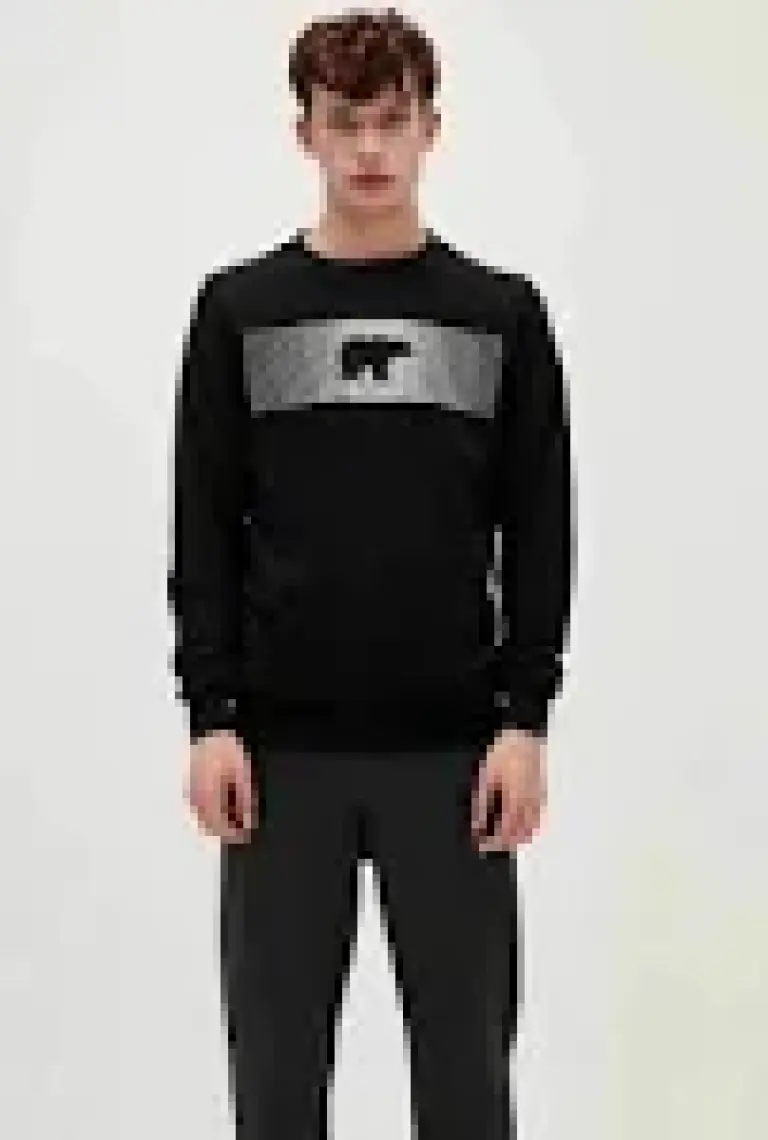 Bad Bear Fancy Crewneck Siyah Erkek Sweatshirt 19.02.12.007-C01