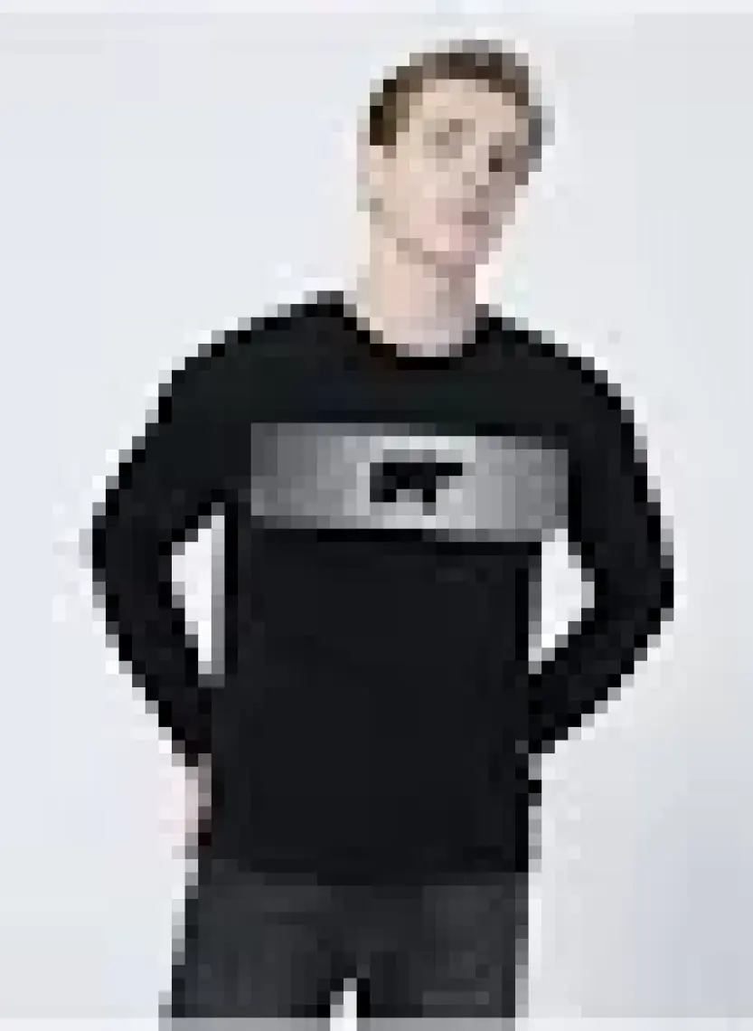 Bad Bear Fancy Crewneck Siyah Erkek Sweatshirt 19.02.12.007-C01