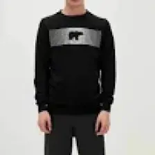 Bad Bear Fancy Crewneck Siyah Erkek Sweatshirt 19.02.12.007-C01