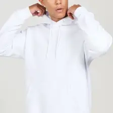 Altınyıldız Classics Erkek Beyaz Standart Fit Normal Kesim Içi Polarlı 3 Iplik Kapüşonlu Pamuklu Sweatshirt