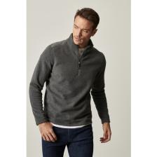 Altınyıldız Classics Erkek Antrasit Anti-pilling Tüylenme Yapmayan Standart Fit Dik Yaka Soğuk Geçirmez Polar Sweatshirt