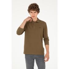 U.S. Polo Assn. Erkek Haki Sweatshirt 50295169-VR027
