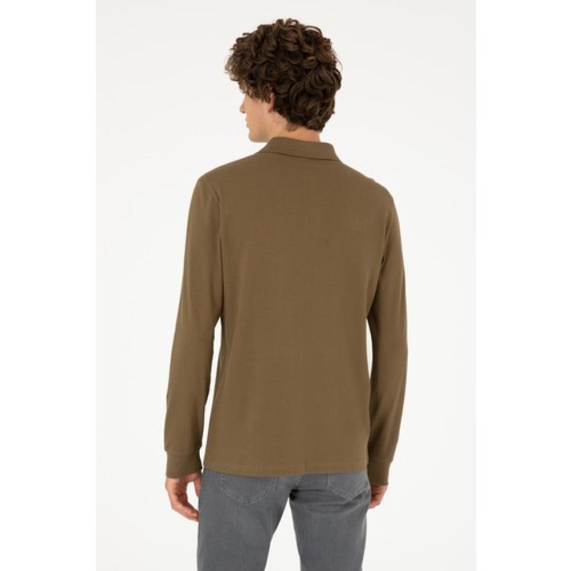 U.S. Polo Assn. Erkek Haki Sweatshirt 50295169-VR027