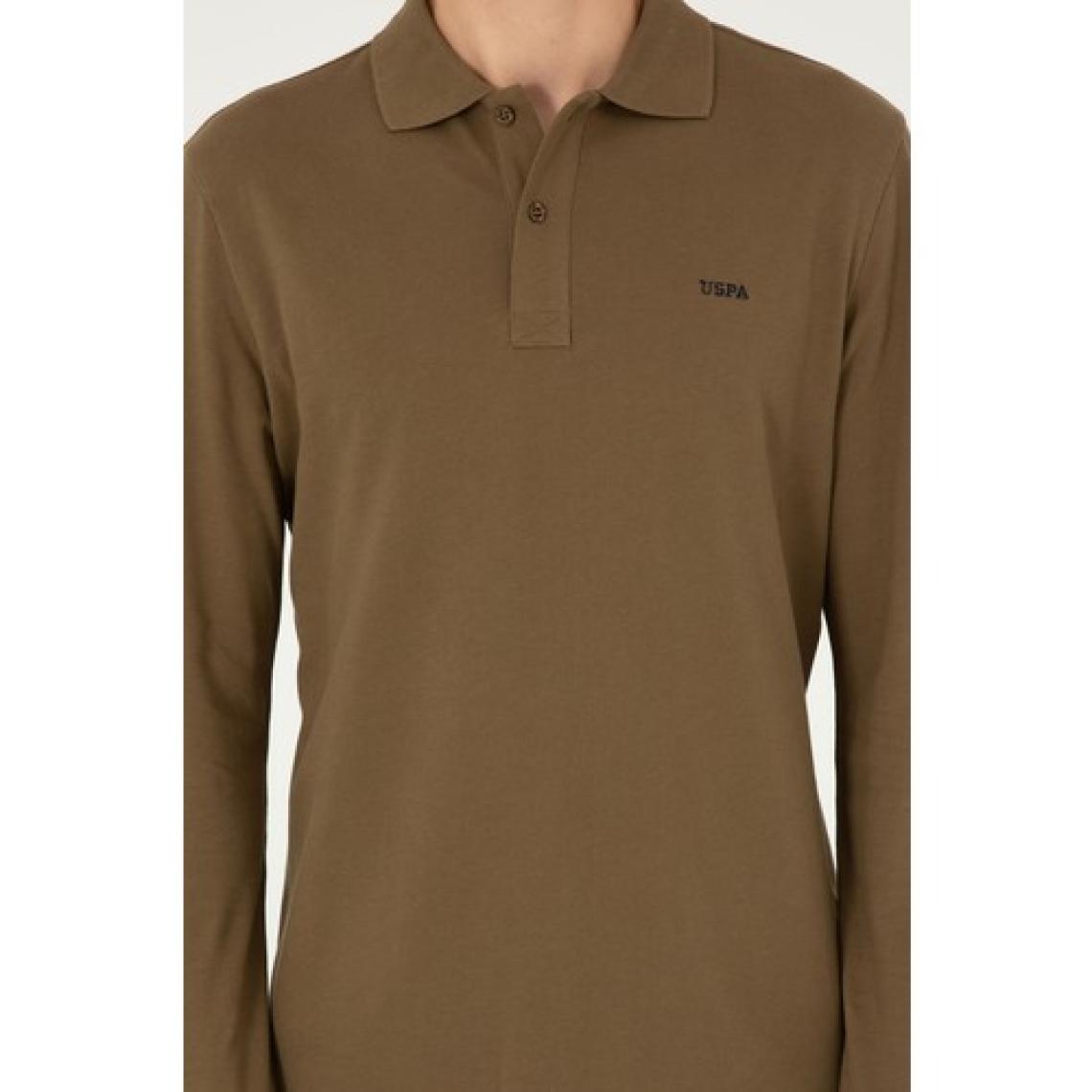U.S. Polo Assn. Erkek Haki Sweatshirt 50295169-VR027