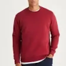 Altınyıldız Classics Erkek Bordo Standart Fit Normal Kesim Içi Polarlı 3 Iplik Bisiklet Yaka Pamuklu Sweatshirt