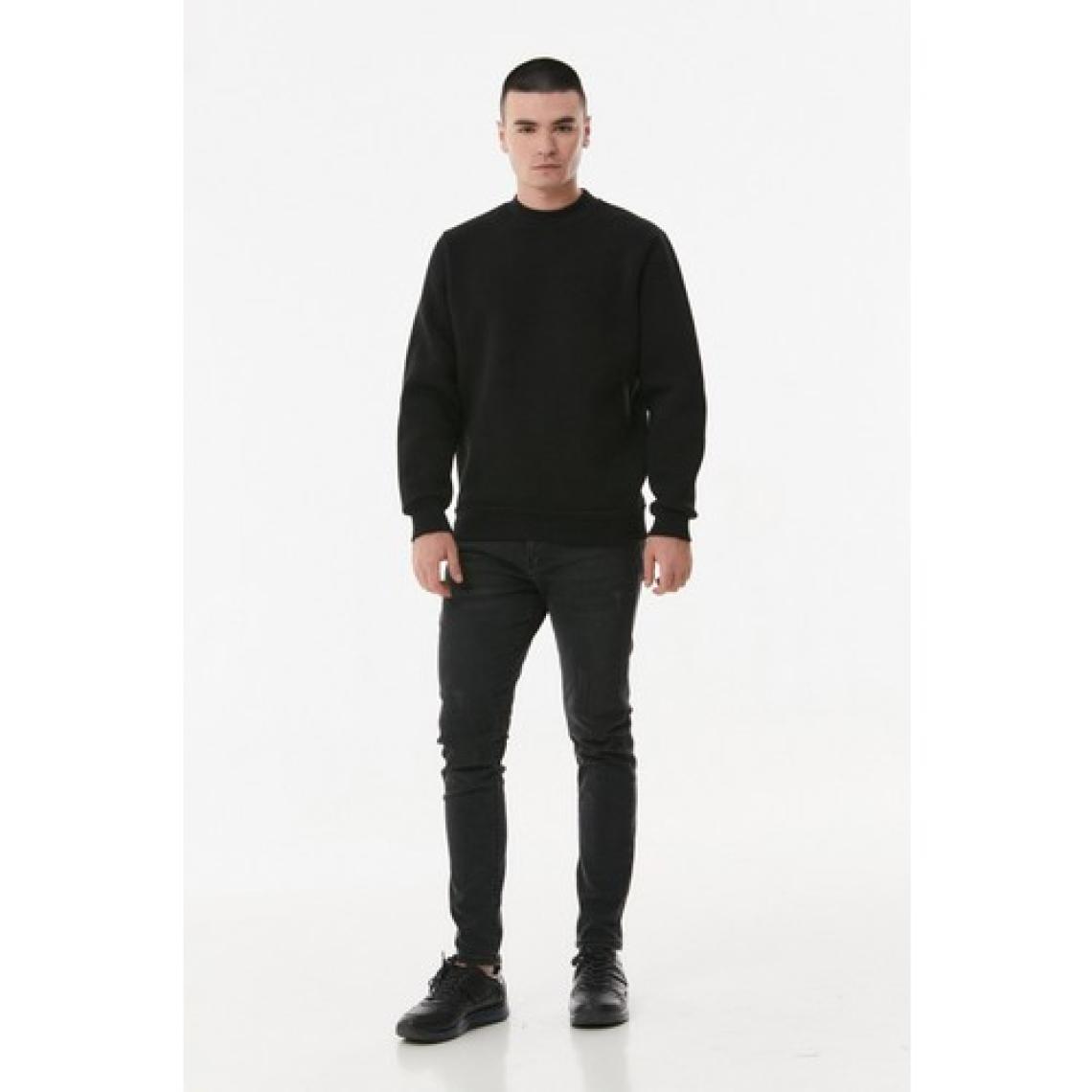 FullaModa Basic Dik Yaka Sweatshirt