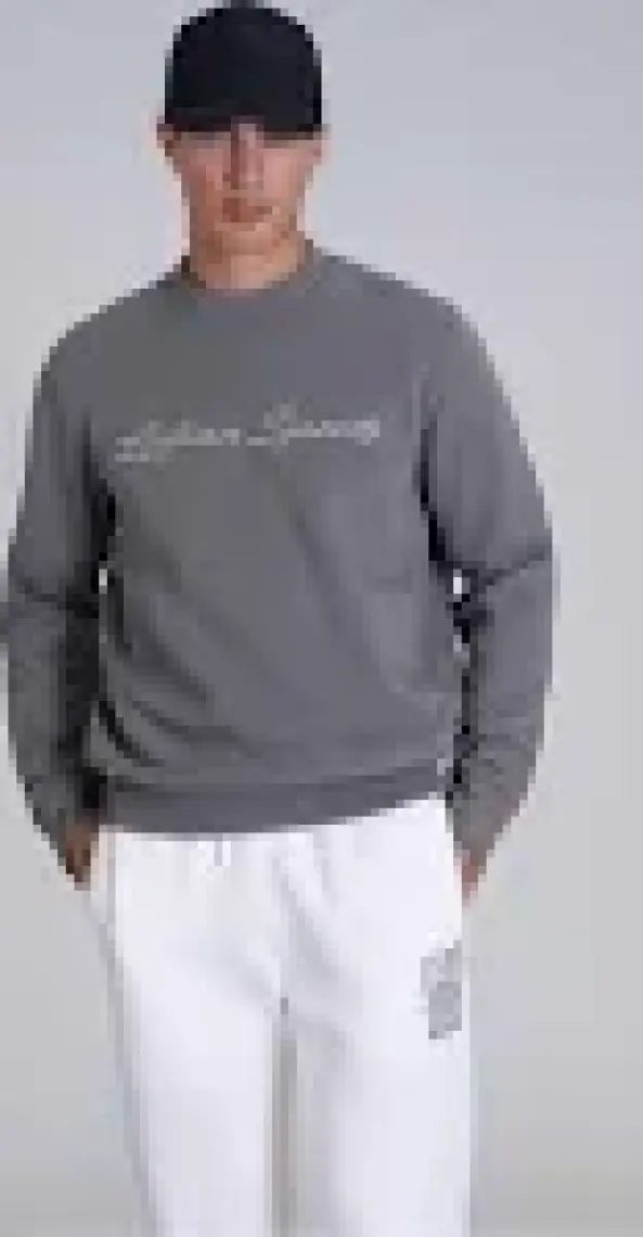 Lufian Loved Erkek Sweatshirt Siyah