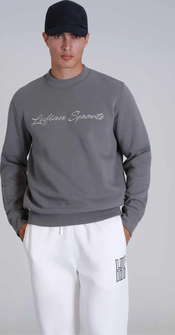 Lufian Loved Erkek Sweatshirt Siyah