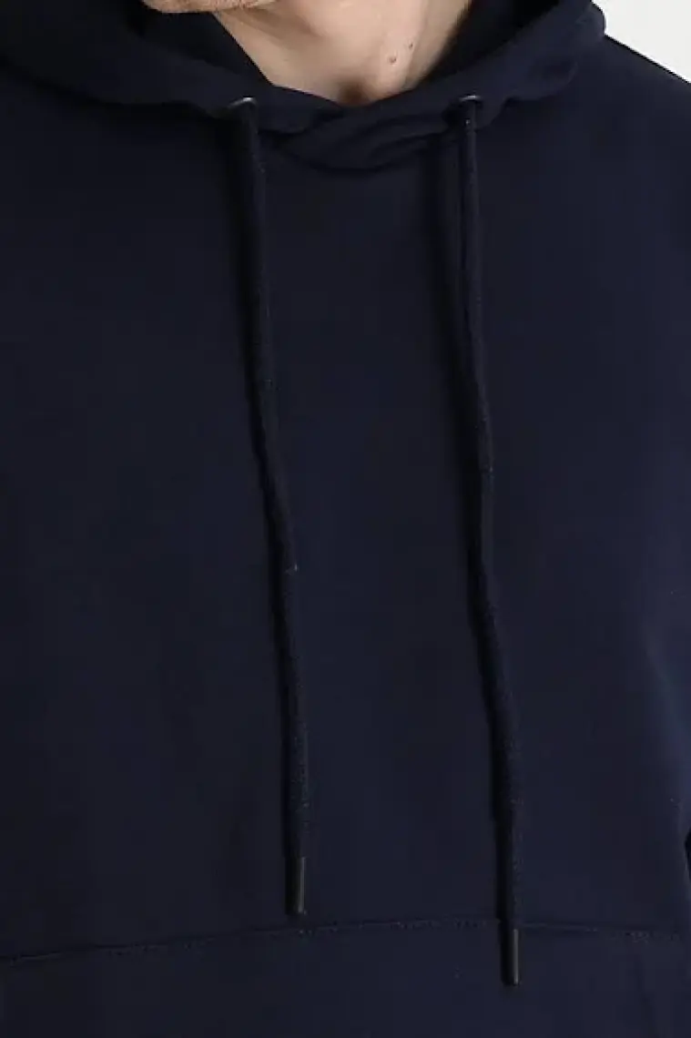 Kapüşonlu Pamuklu Sweatshirt