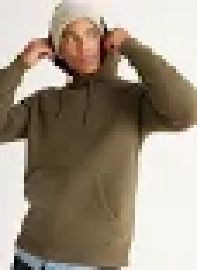 Altınyıldız Classics Erkek Haki Standart Fit Normal Kesim Içi Polarlı 3 Iplik Kapüşonlu Kanguru Cepli Pamuklu Sweatshirt