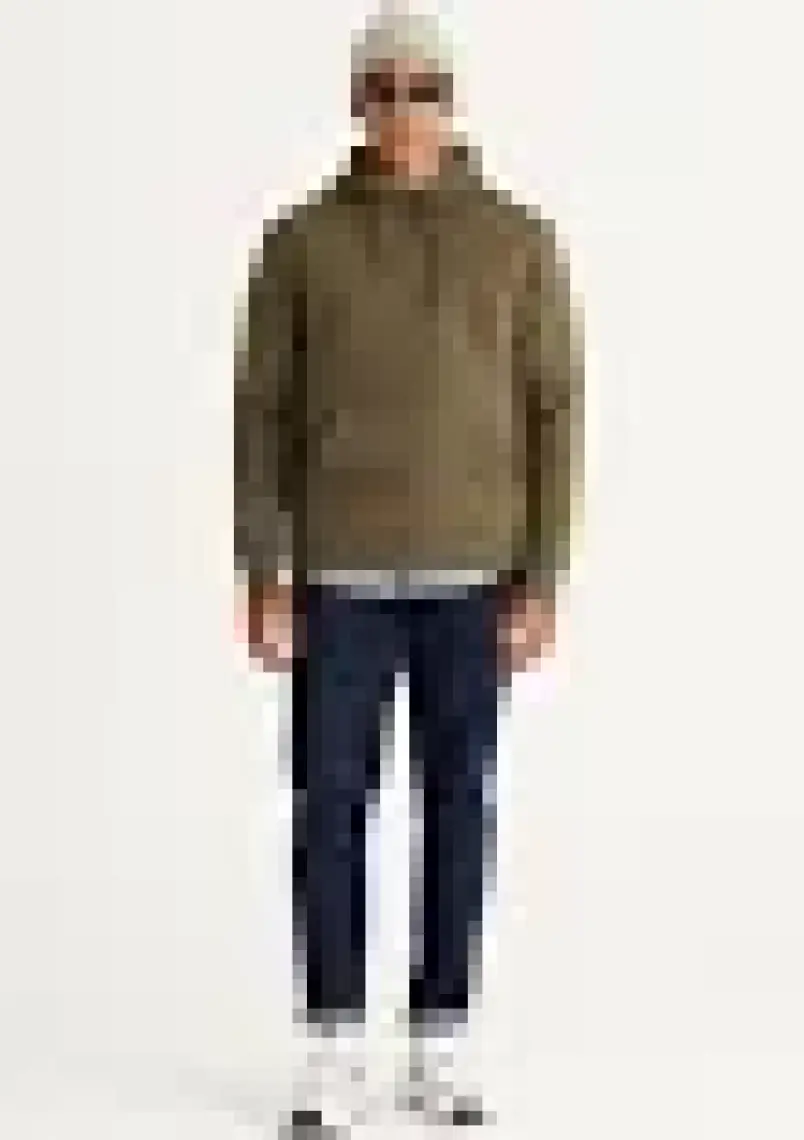 Altınyıldız Classics Erkek Haki Standart Fit Normal Kesim Içi Polarlı 3 Iplik Kapüşonlu Kanguru Cepli Pamuklu Sweatshirt