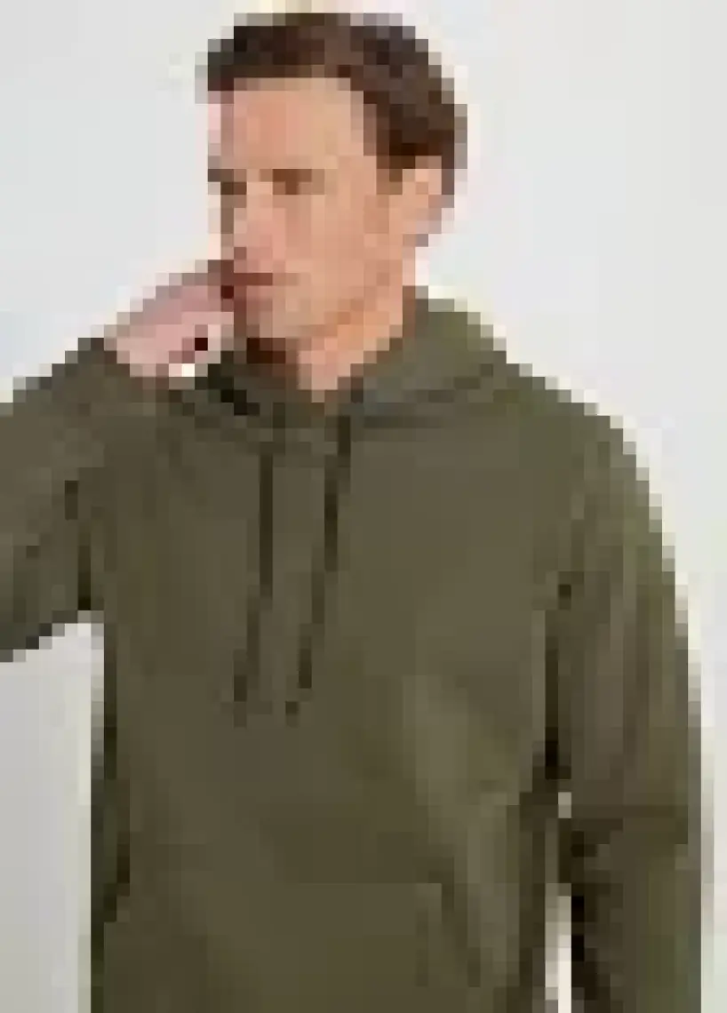 Altınyıldız Classics Erkek Haki Standart Fit Normal Kesim Içi Polarlı 3 Iplik Kapüşonlu Kanguru Cepli Pamuklu Sweatshirt