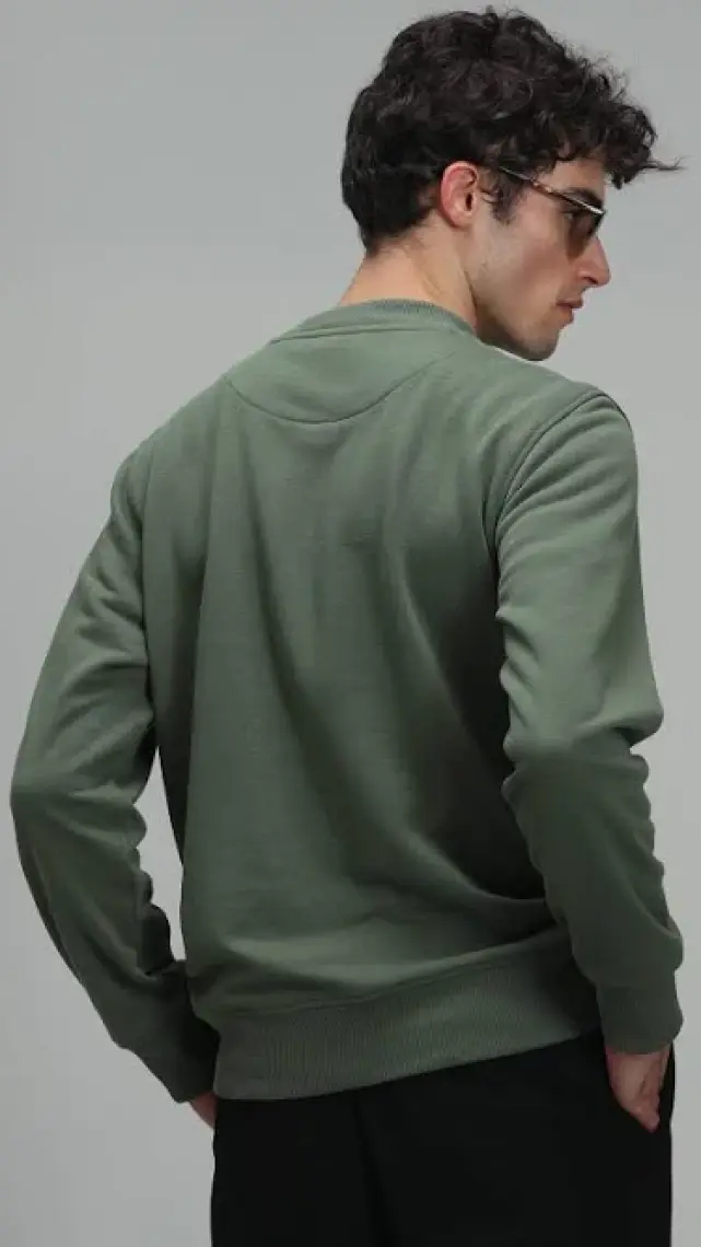 Lufian Star Erkek Sweatshirt Siyah