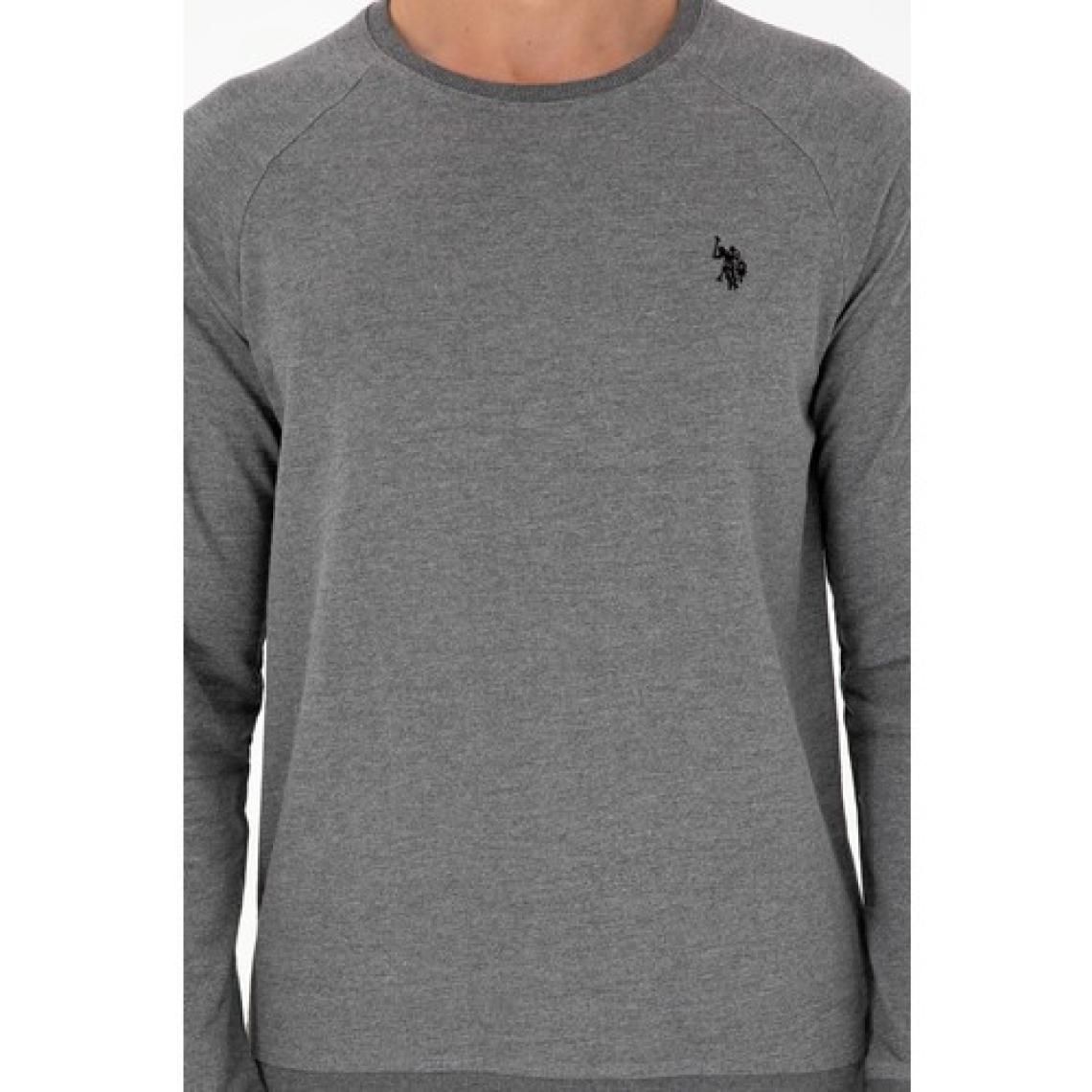 U.S. Polo Assn. Erkek Antrasit Melanj Sweatshirt 50295159-VR081