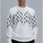 Lufian Rose Erkek Sweatshirt Kırık Beyaz