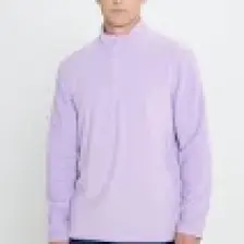 Altınyıldız Classics Erkek Lila Anti-Pilling Tüylenme Yapmayan Standart Fit Dik Yaka Polar Sweatshirt