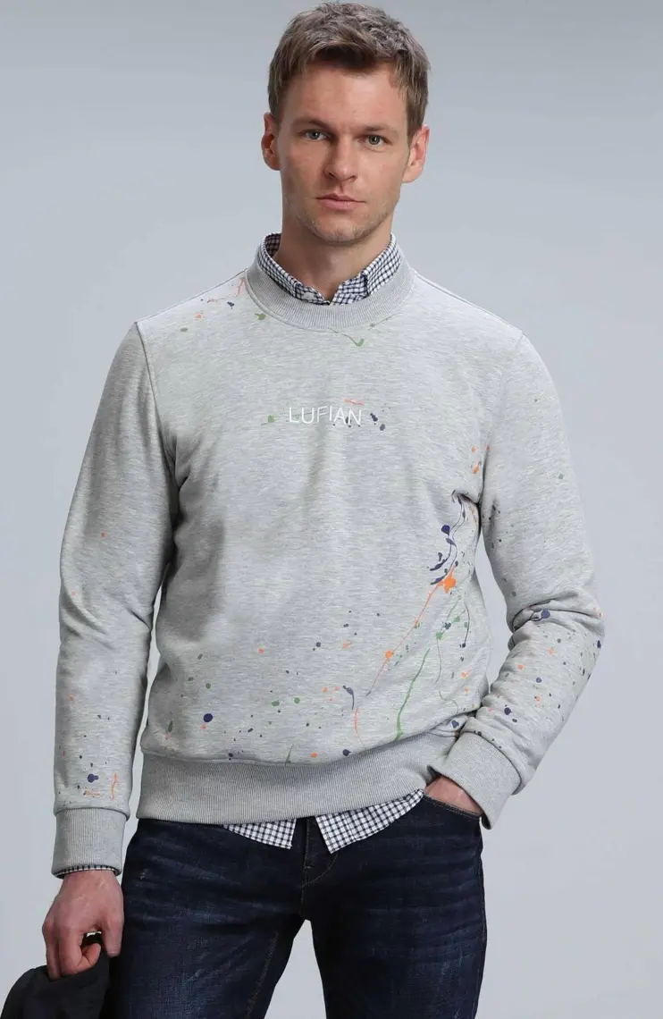 Lufian Alexander Erkek Sweatshirt Siyah