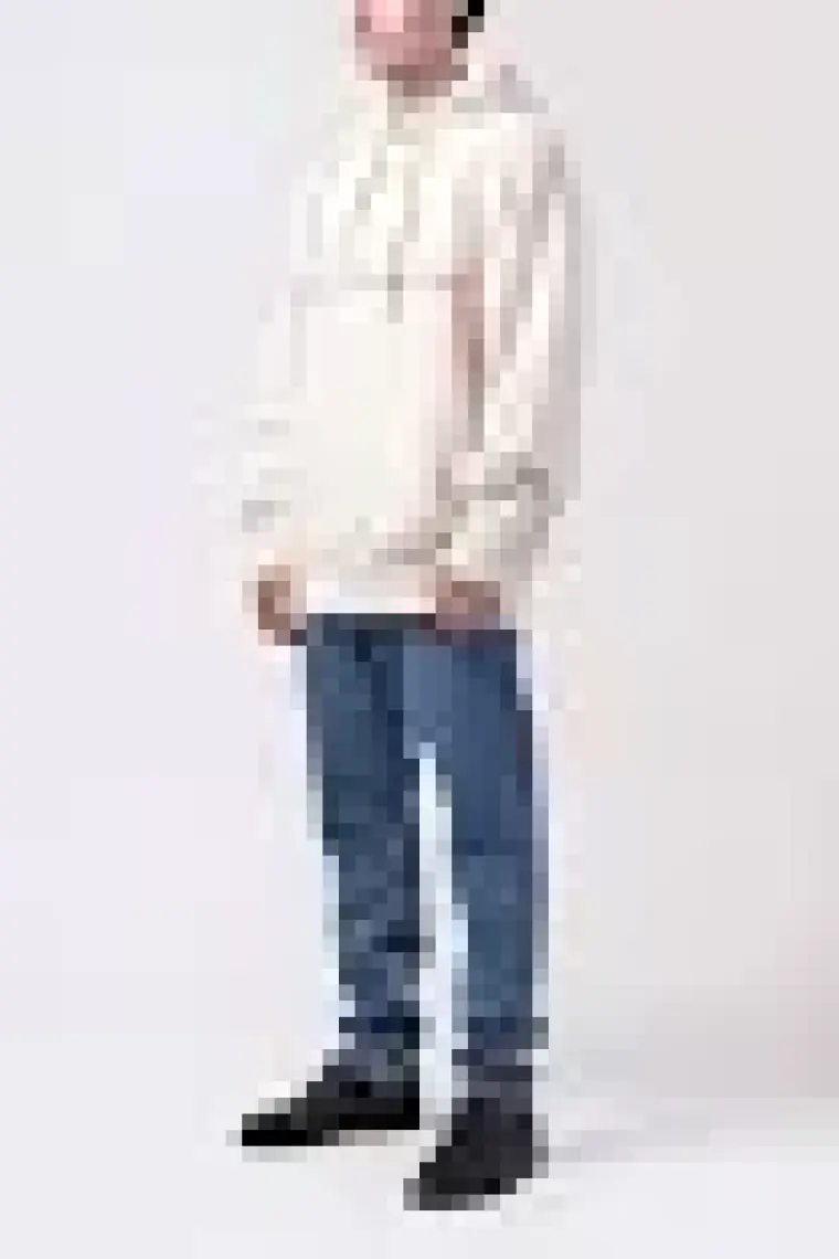 Calvin Klein Jeans Kapüşon Yaka Beyaz Erkek Sweatshırt J30J324623YBI