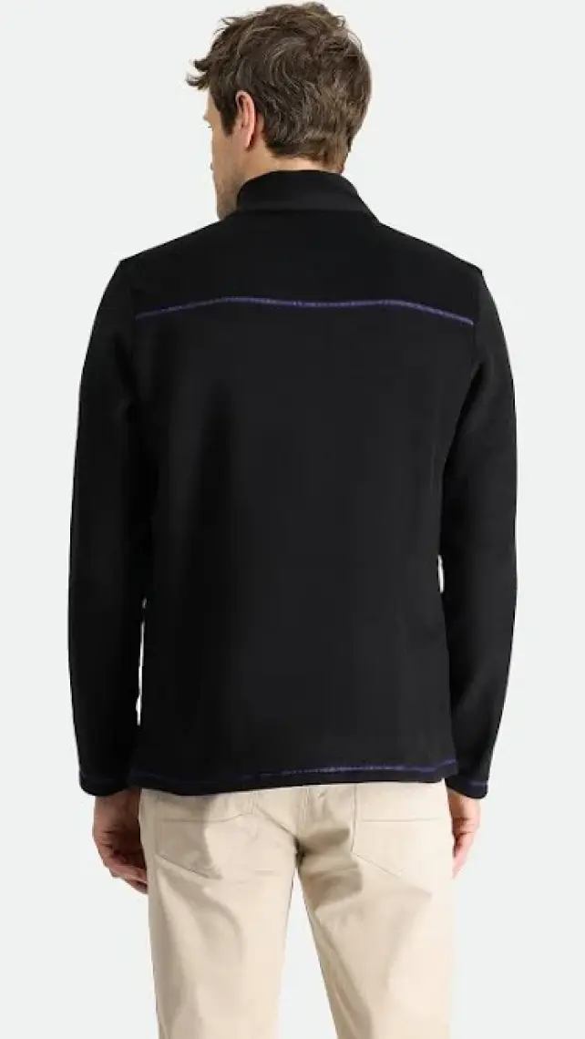Yarım Fermuarlı Nakışlı Polar Sweatshirt