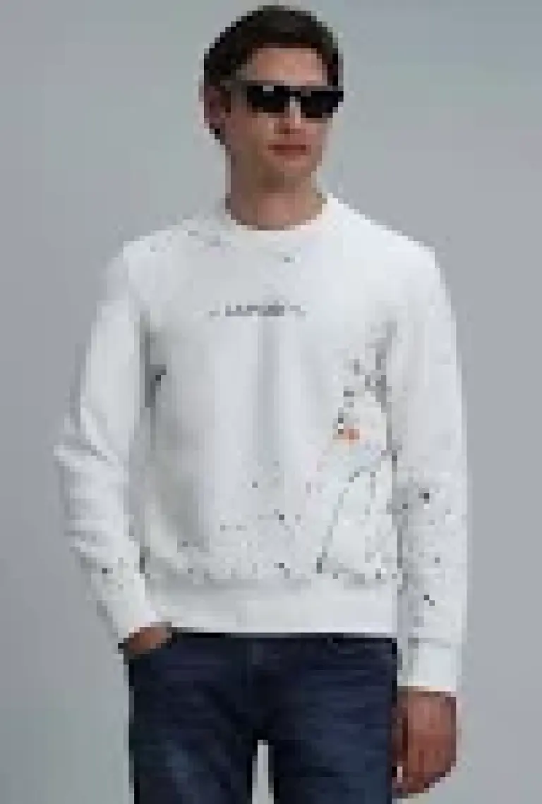 Lufian Alexander Erkek Sweatshirt Siyah
