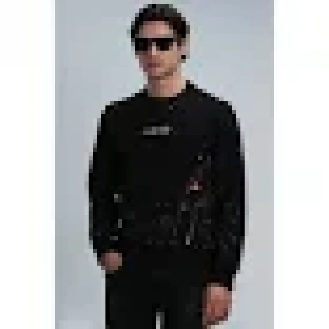 Lufian Alexander Erkek Sweatshirt Siyah