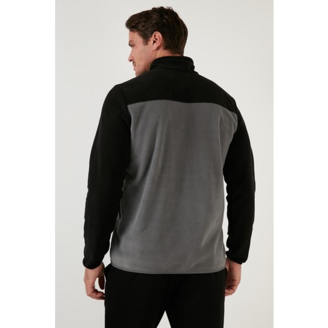 Buratti Regular Fit Fermuarlı Dik Yaka Kışlık Şardonlu Polar Erkek Polar 5906016