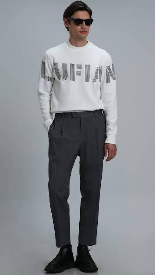 Lufian Todillo Erkek Sweatshirt Siyah