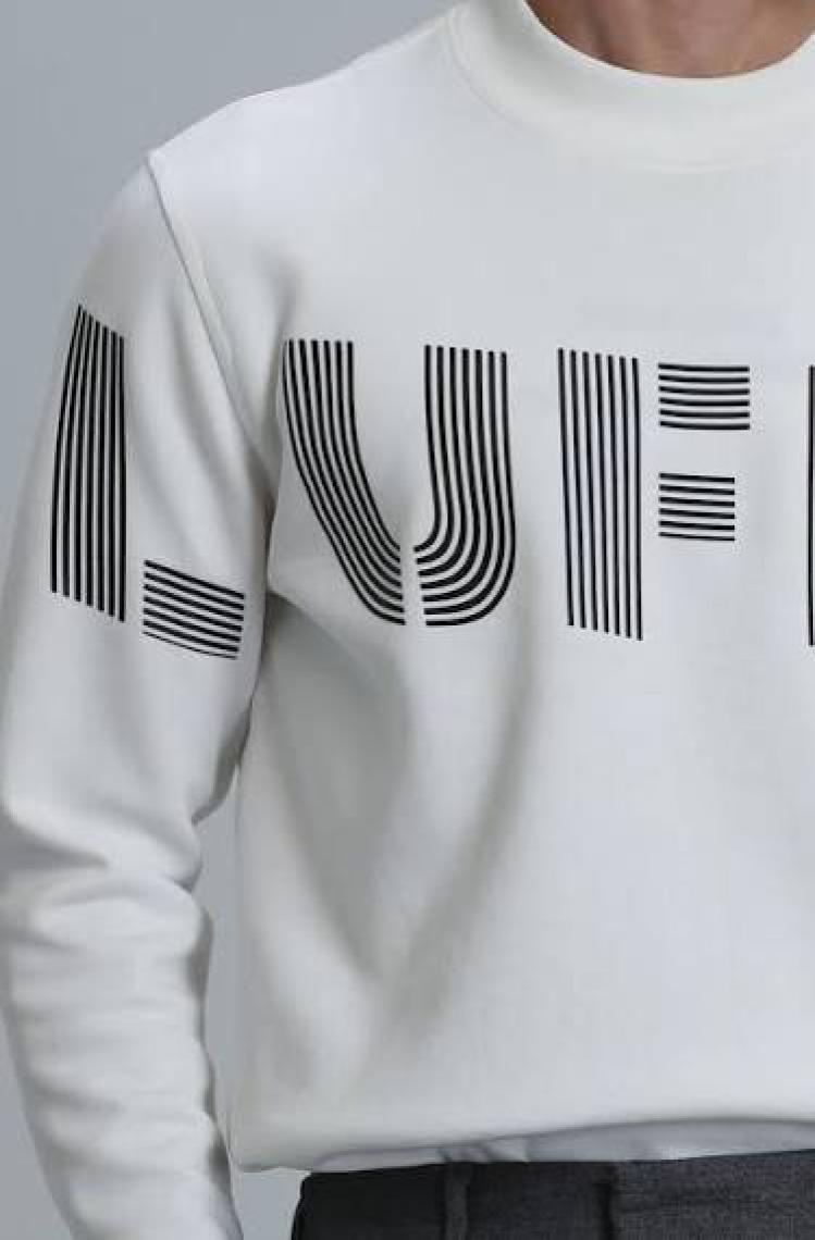 Lufian Todillo Erkek Sweatshirt Siyah